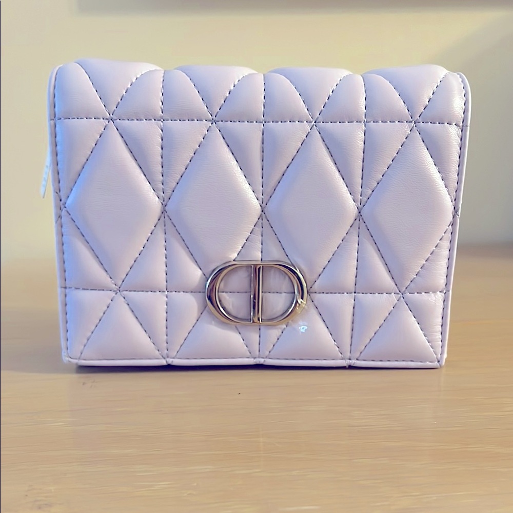 NWT White House Black Market Quilted Lilac Purse